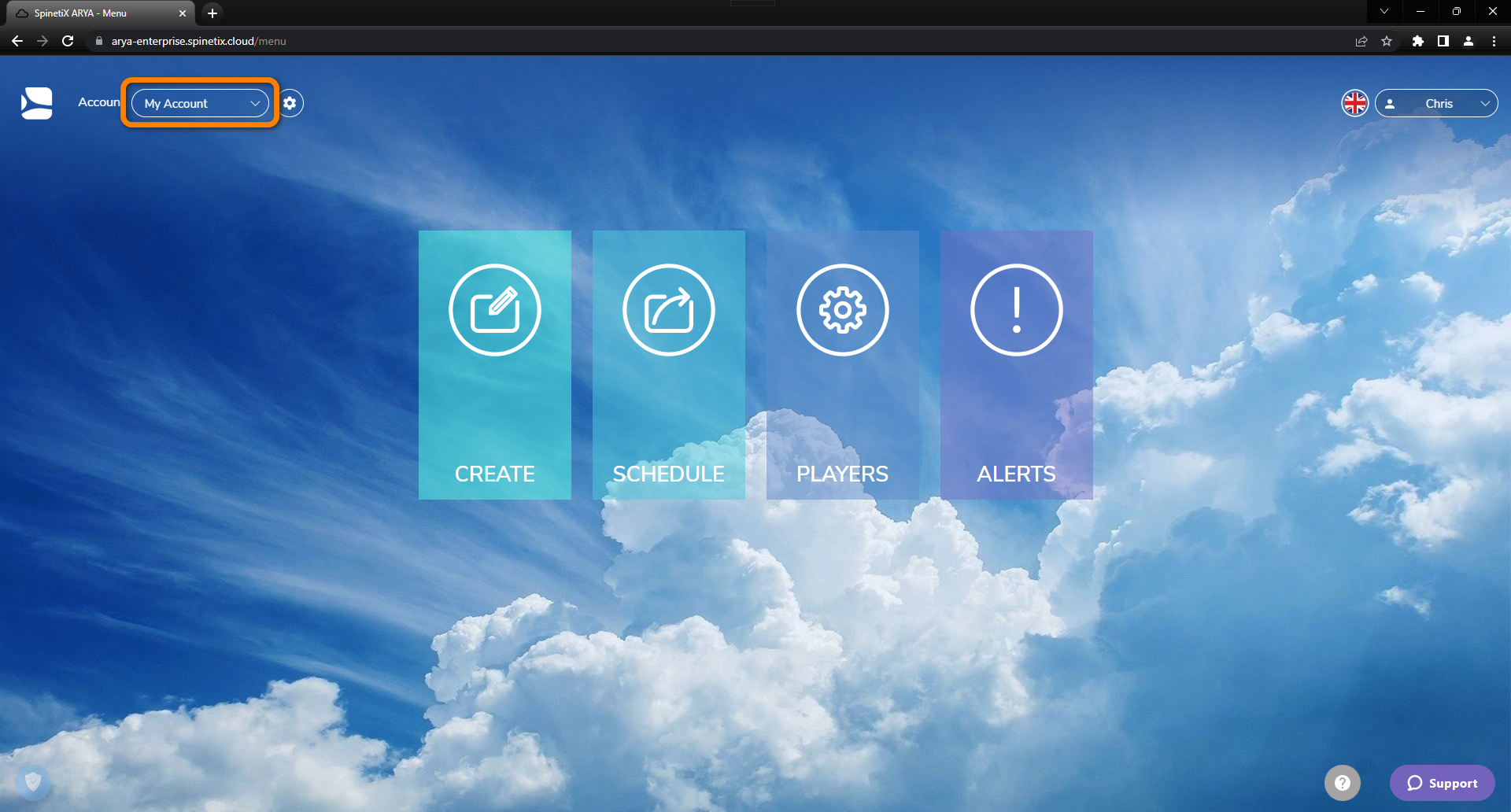spinetix-arya-main-screen-with-accounts-button-marked.png