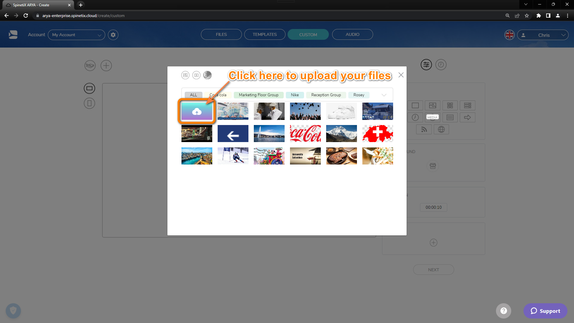 Media-app-media-picker-upload-button-marked.png