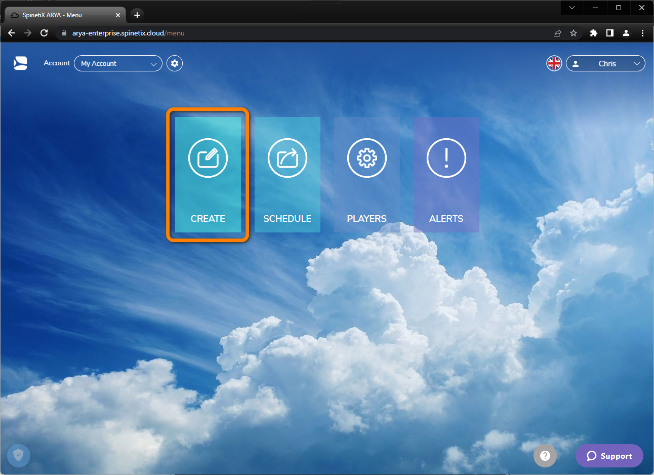 spinetix-arya-main-screen-with-accounts-button-create-marked.png
