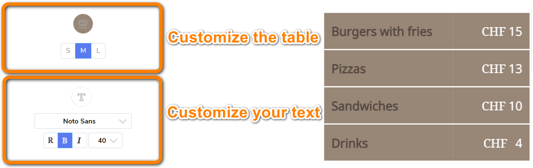 Menu-app-customize-table-and-text.png