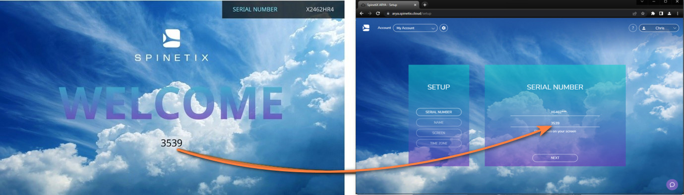 add-player-serial-number-pin-spinetix-arya.jpg
