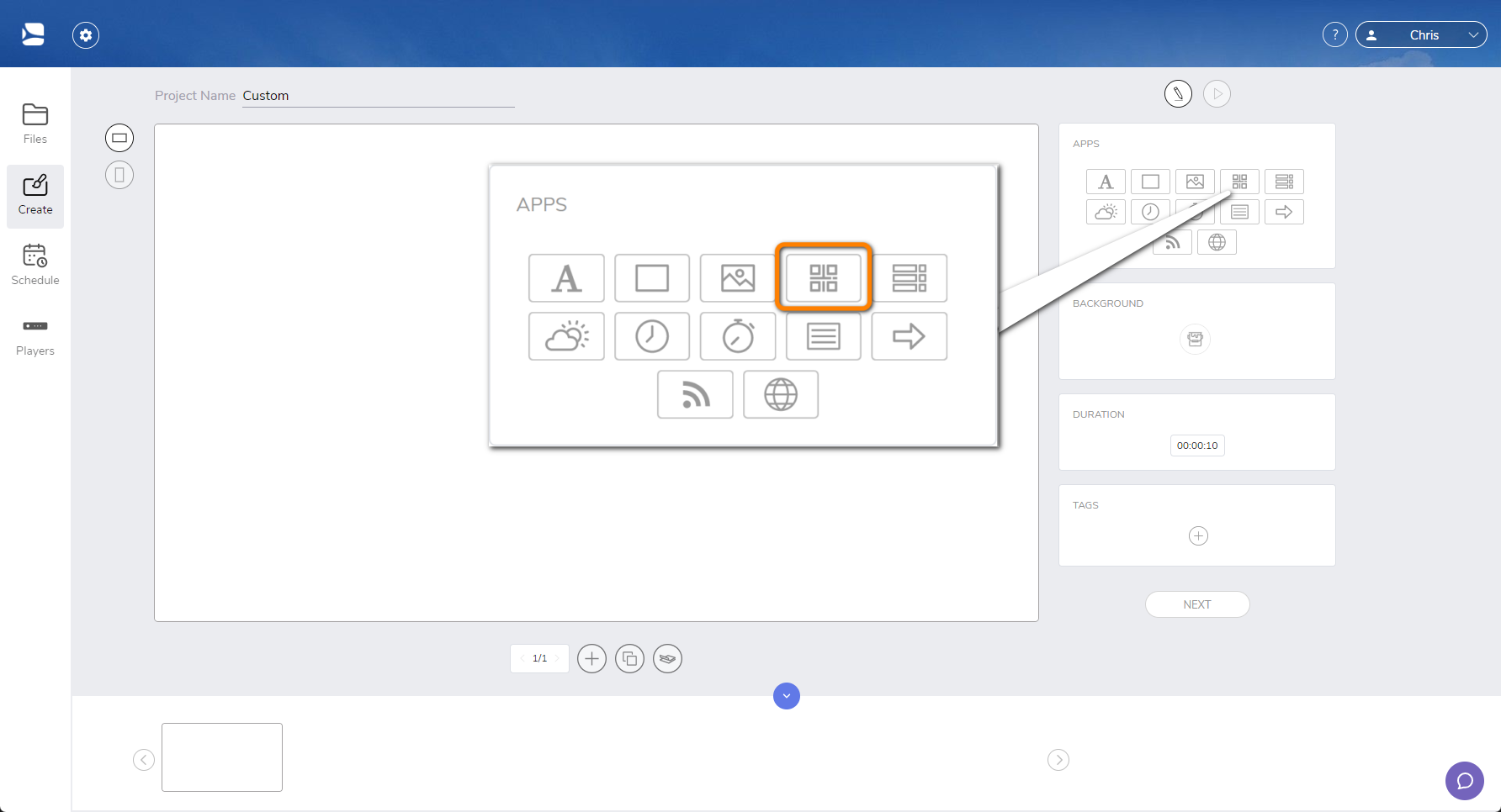 Project-edit-page-qr-code-app-select.png