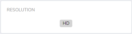 Resolution selector