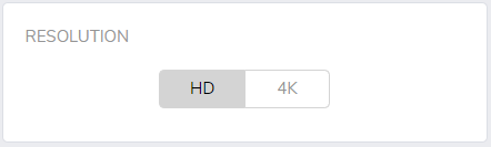 Resolution options