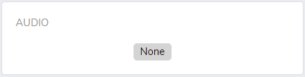 Audio enable toggle