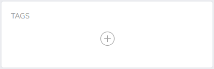 Tags configuration